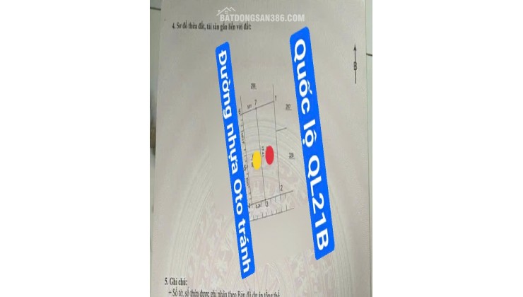  chỉ 10.0xtỷ - ĐẤT MẶT ĐƯỜNG NHỰA –2 OTO TRÁNH – KD-0977690119~100M2 - VIEW KĐT 222 HECTA 